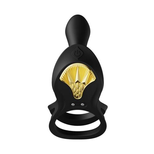 ZALO - BAYEK ANILLO VIBRADOR CONTROL REMOTO PAREJAS NEGRO