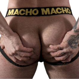 MACHO - MX25AC JOCK CUERO AMARILLO S