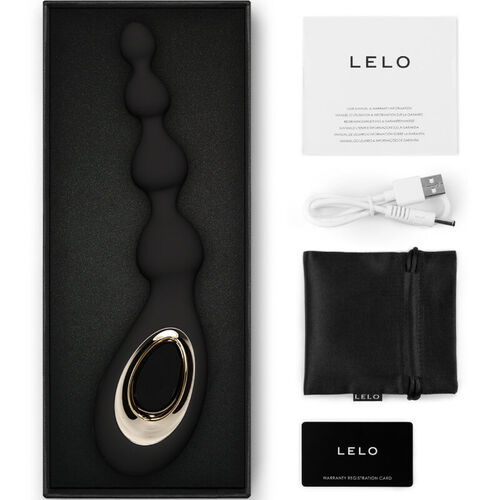 LELO - SORAYA BEADS MASAJEADOR ANAL NEGRO