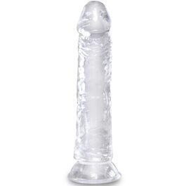 KING COCK - CLEAR PENE REALÍSTICO 19.7 CM TRANSPARENTE