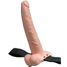 FETISH FANTASY SERIES - ARNES AJUSTABLE PENE REALÍSTICO CON TESTÍCULOS RECARGABLE Y VIBRADOR 23 CM
