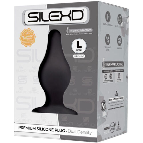 SILEXD - MODELO 2 PLUG ANAL SILICONA PREMIUM SILEXPAN PREMIUM TERMORREACTIVO TALLA L