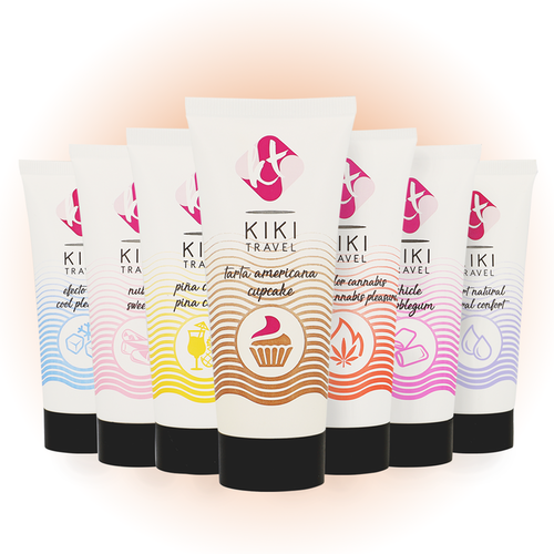 KIK TRAVEL - GEL DESLIZANTE SABOR A TARTA AMERICANA CUPCAKE 50 ML