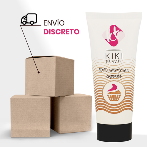 KIK TRAVEL - GEL DESLIZANTE SABOR A TARTA AMERICANA CUPCAKE 50 ML