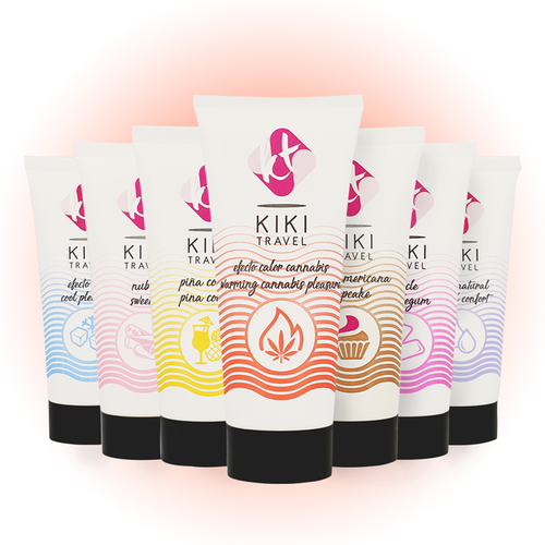 KIK TRAVEL - GEL DESLIZANTE SABOR A CANNABIS EFECTO CALOR INTENSO 50 ML