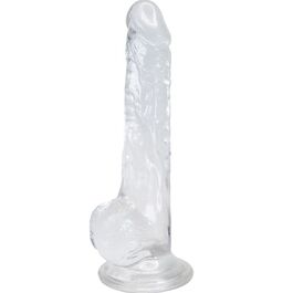 ALIVE - LUSTY PENE REALÍSTICO TRANSPARENTE 18 CM