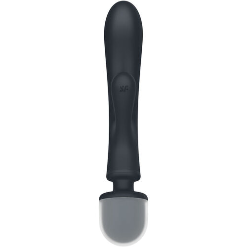 SATISFYER - TRIPLE LOVER MASAJEADOR VIBRADOR RABBIT GRIS