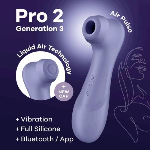 SATISFYER - PRO 2 GENERACIN 3 LILA BLUETOOTH & APP