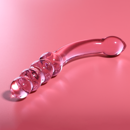 NEBULA SERIES BY IBIZA - MODELO 14 DILDO CRISTAL ROSA 18.5 CM -O- 3 CM