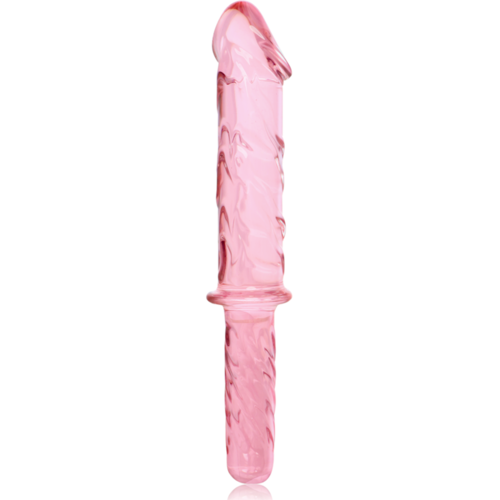 NEBULA SERIES BY IBIZA - MODELO 24 DILDO CRISTAL ROSA 28.5 CM -O- 5 CM