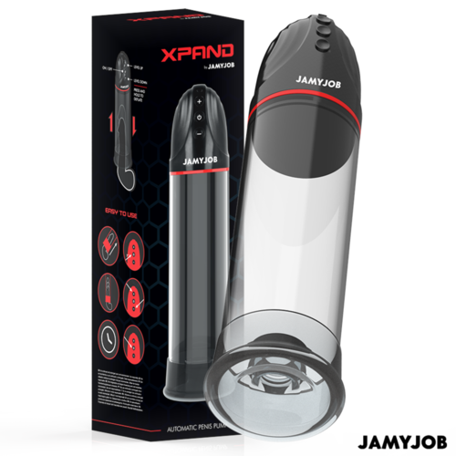 JAMYJOB - XPAND BOMBA AUTOMÁTICA 3 NIVELES DE SUCCIONADOR GRIS