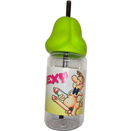 DIABLO PICANTE - BIBERÓN FORMA PENE 360 ML VERDE