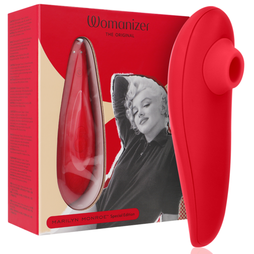 WOMANIZER - MARILYN MONROE CLASSIC 2 ESTIMULADOR DE CLÍTORIS ROJO INTENSO