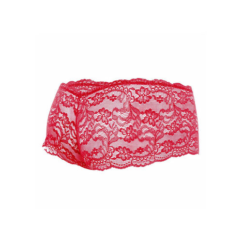 MOB - BOXER ENCAJE ROJO TALLA L/XL
