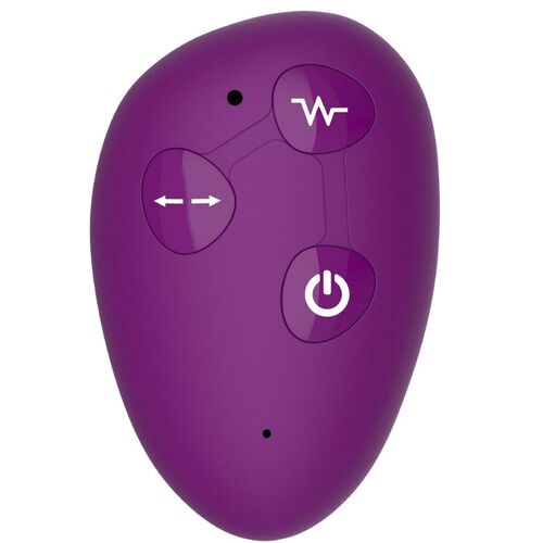 XOCOON - STRAPLESS STRAP-ON VIBRADOR 2 EN 1 CON CONTROL REMOTO MORADO