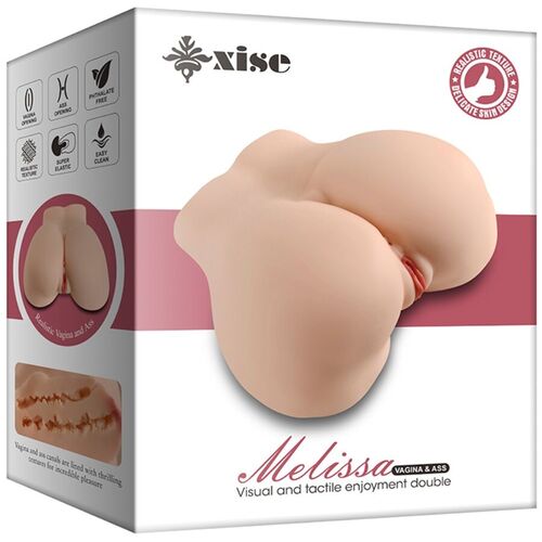 XISE - MELISSA MASTURBADOR VAGINA Y ANO REALÍSTICO MULTIPOSICIÓN
