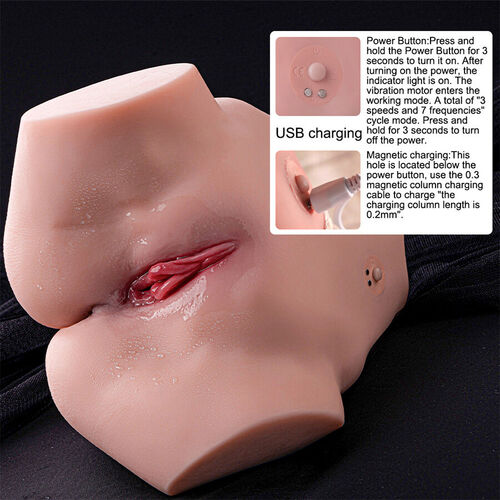 XISE - TRACY VIBRATING MASTURBADOR VAGINA Y ANO REALÍSTICO MULTIPOSICIÓN CON VIBRACIÓN