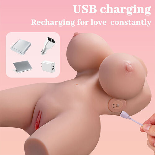 XISE - FRIEDA TORSO REALÍSTICO FEMENINO CON VIBRACIÓN 36 CM