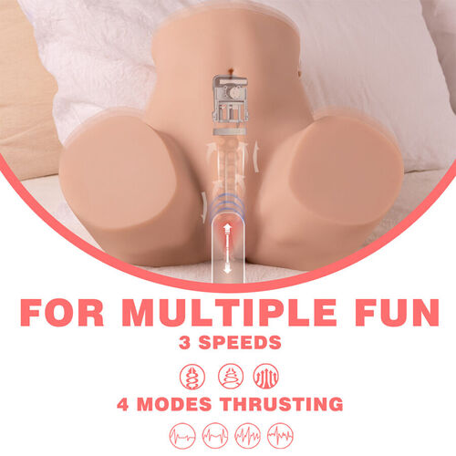 XISE - DANAE THRUSTING MASTUBADOR VAGINA REALÍSTICO CON VIBRACIÓN MULTIPOSICIÓN
