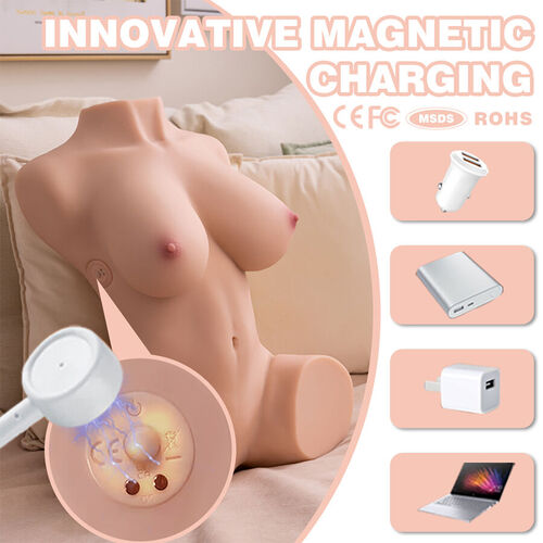 XISE - DANIA THRUSTING TORSO REALÍSTICO CON VIBRACIÓN FEMENINO 52 CM