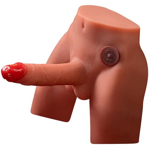 XISE - JASON MASTURBADOR DILDO REALÍSTICO CON THRUSTING Y VIBRACIÓN 17 CM