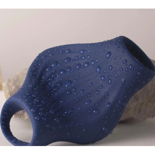 ROCKS- OFF - PALM MASTURBADOR VIBRADOR FLEXIBLE AZUL