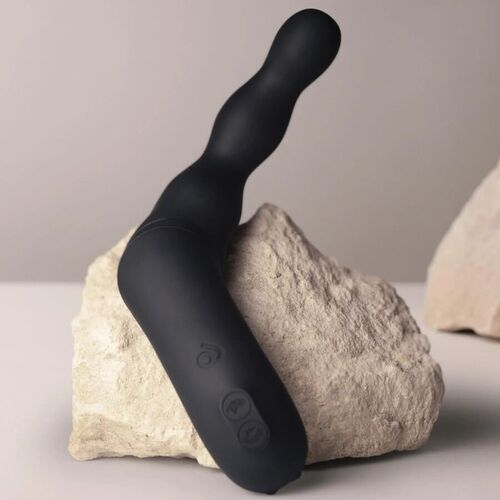 ROCKS- OFF - ADAPT VIBRADOR PROSTÁTICO Y ANAL NEGRO
