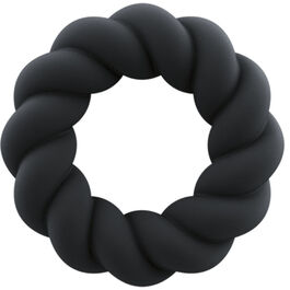 ROCKS- OFF - TWIST ANILLO MASTURBADOR SILICONA NEGRO