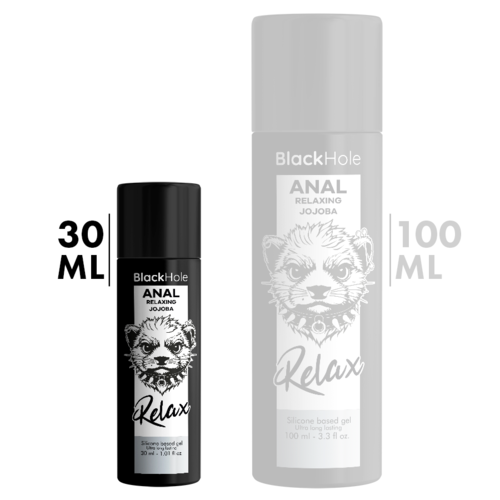 BLACK HOLE -  ANAL RELAXING CON JOJOBA BASE SILICONA 30 ML