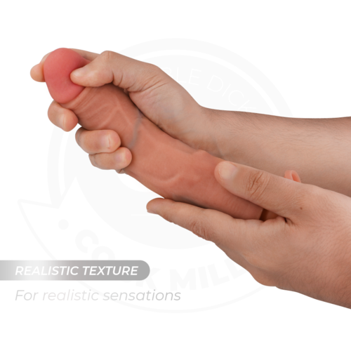 COCK MILLER - DILDO HIPERREALÍSTICO CON VENTOSA Y THRUSTING CON CONTROL REMOTO 21,5 CM