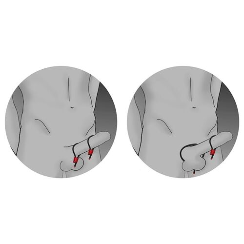 ELECTRASTIM - PRESTIGE ELECTRA LOOPS ANILLOS DE PENE AJUSTABLES NEGRO