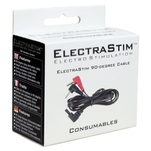 ELECTRASTIM - CABLES DE ESTIMULACIÓN 90 GRADOS
