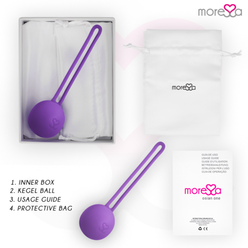 MORESSA - OSIAN ONE ENTRENAMIENTO SUELO PELVICO 51gr PREMIUM SILICONA LILA