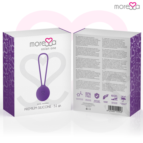 MORESSA - OSIAN ONE ENTRENAMIENTO SUELO PELVICO 51gr PREMIUM SILICONA LILA