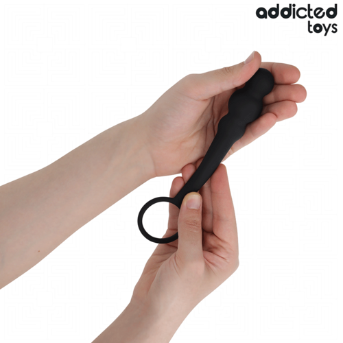 ADDICTED TOYS - PLUG ANAL CON ANILLO SILICONA MODELO 1
