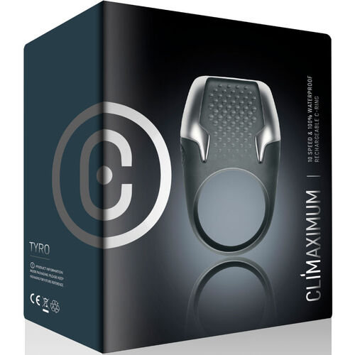 CLIMAXIMUM - TYRO ANILLO VIBRADOR PARA PENE LUCES LED