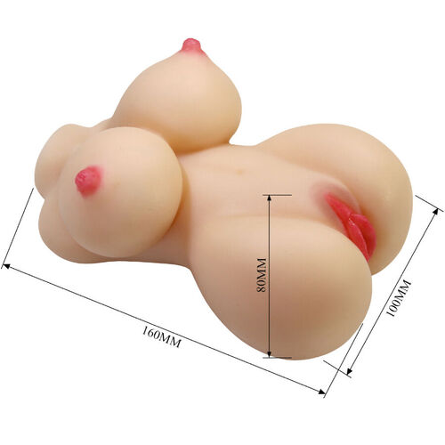 CRAZY BULL - HERTA MINI TORSO FEMENINO REALISTA VAGINA 497 G