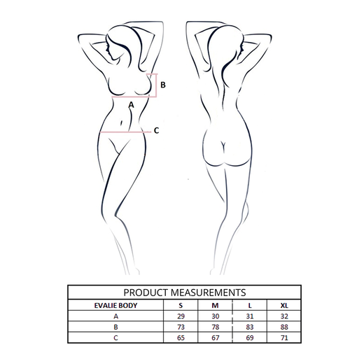 PASSION - EVALIE BODY ROJO S/M