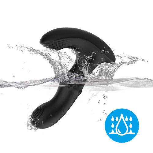 ARMONY - VIBRADOR ANAL PRÓSTATA CONTROL REMOTO NEGRO