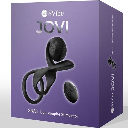 SNAIL VIBE - JOVI ANILLO DE PAREJA CONTROL REMOTO NEGRO