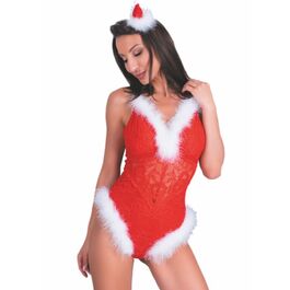 LIVCO CORSETTI FASHION - NAUGHTY SANTA LC 90706 BODY NAVIDEÑO S/M