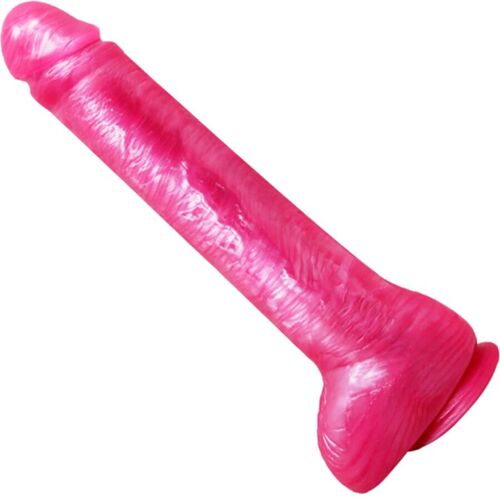 BAILE - DONG DILDO REALÍSTICO ROSA CON VENTOSA