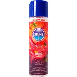 SKINS - FRUITY LUBRICANTE BASE DE AGUA MANGO & FRUTA PASIÓN 130 ML