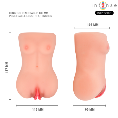 INTENSE DEEP TOUCH - CATHERINE MASTURBADOR CON VOZ VIBRADOR & SUCCIÓN