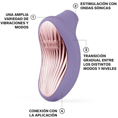 LELO - SONA 3 MASAJEADOR SÓNICO DE CLÍTORIS VIOLETA