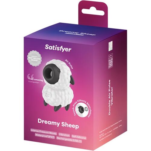 SATISFYER - DREAMY SHEEP VIBRADOR & ESTIMULADOR AIR PULSE