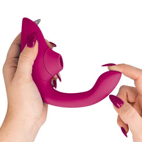 WOMANIZER - BLEND ESTIMULADOR VIBRADOR RABBIT FUCSIA