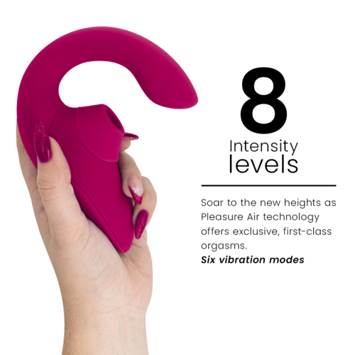 WOMANIZER - BLEND ESTIMULADOR VIBRADOR RABBIT FUCSIA