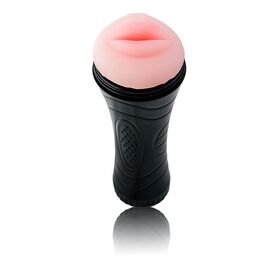 BOCA MASTURBADOR CON VIBRADOR 7 RITMOS