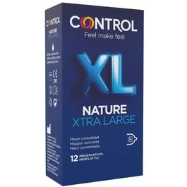 CONTROL ADAPTA  NATURE XL PRESERVATIVOS 12 UNIDADES